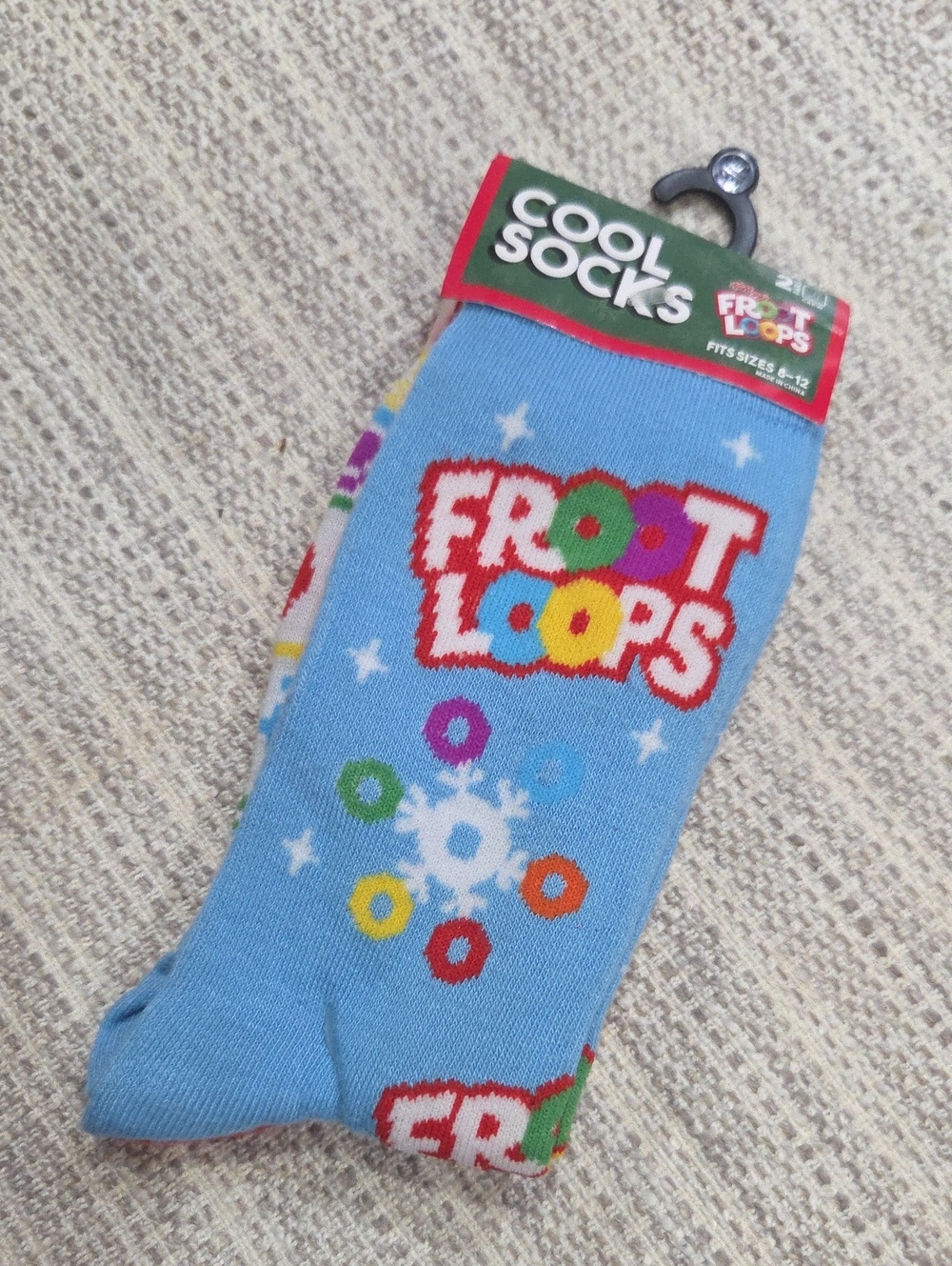 Froot Loops Novelty Socks - Cool Socks